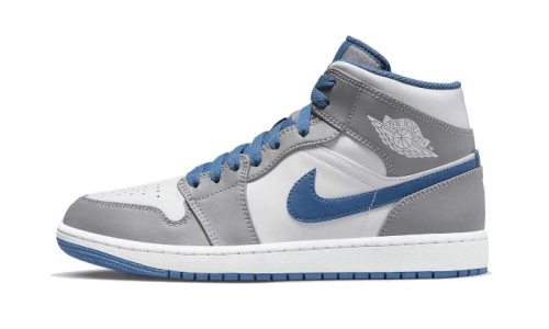 Air Jordan 1 Mid True Blue - DQ8426-014 / DQ8423-014 - 1