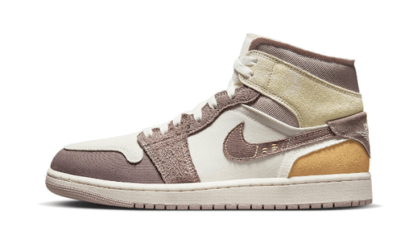 Air Jordan 1 Mid SE Craft Sail Taupe Haze - DM9652-102 - 1