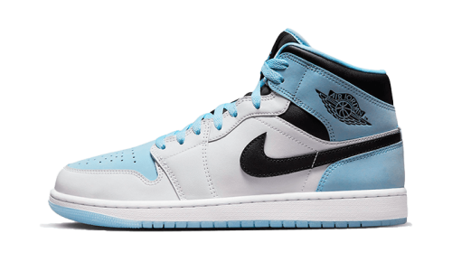 Air Jordan 1 Mid SE Ice Blue Black - DV1308-104 / DV1337-104 - 1