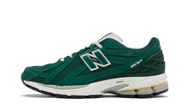 New Balance 1906R Green Suede Metallic Silver - M1906RX - 1