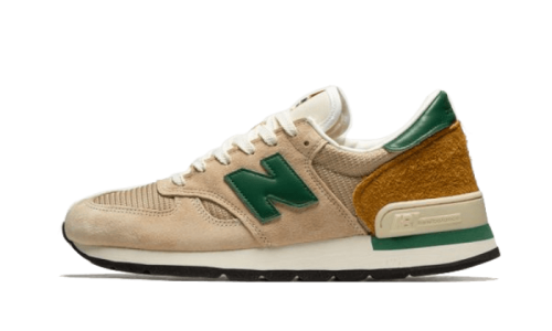 New Balance 990 v1 Made In USA Tan Green - M990TG1 - 1