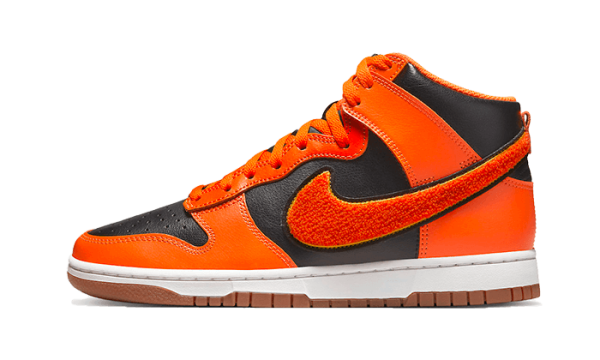 Nike Dunk High University Chenille Swoosh Safty Orange - DR8805-002 - 1