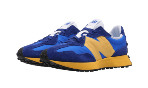 Alternative view of New Balance 327 Blue Yellow