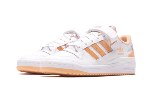 Alternative view of Adidas Forum Low Cloud White Pulse Amber