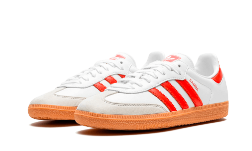 Alternative view of Adidas Samba OG White Solar Red Gum