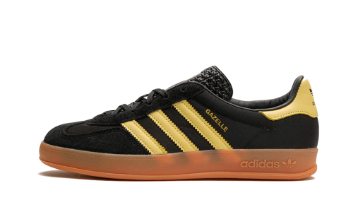Adidas Gazelle Indoor Core Black Almost Yellow