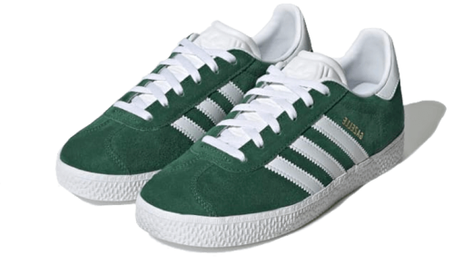Alternative view of Adidas Gazelle Junior Dark Green White