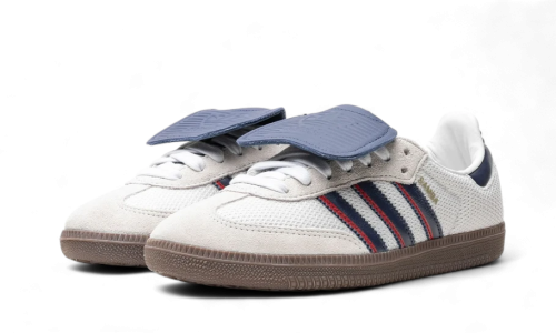 Alternative view of Adidas Samba LT Crystal White Dark Blue Gum
