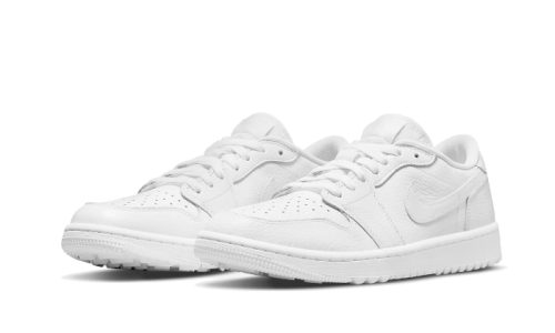 Alternative view of Air Jordan 1 Retro Low Golf Triple White