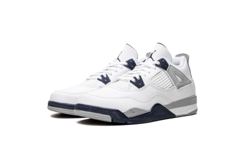 Alternative view of Air Jordan 4 Midnight Navy Enfant (PS)