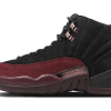 Air Jordan 12 Retro SP A Ma Maniére Black Burgundy Crush