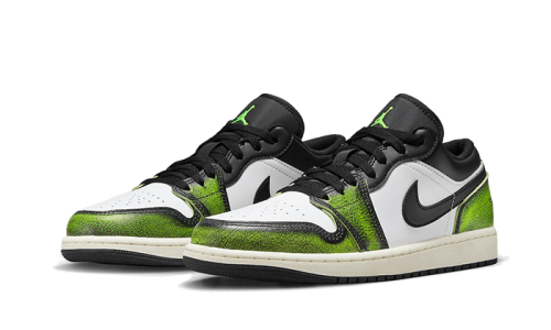 Alternative view of Air Jordan 1 Low Electric Green