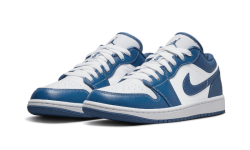 Alternative view of Air Jordan 1 Low Marina Blue