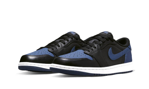 Alternative view of Air Jordan 1 Retro Low OG Mystic Navy