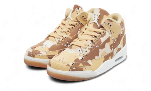 Alternative view of Air Jordan 3 Retro WNBA Desert Camo