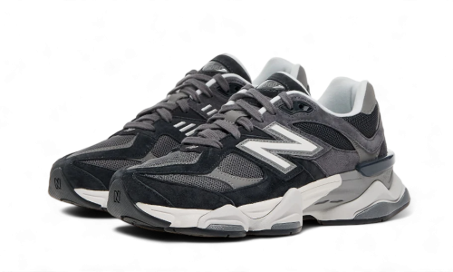 Alternative view of New Balance 9060 Black Phantom Magnet Silver Metallic