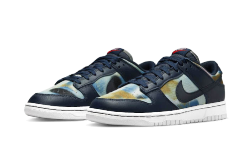 Alternative view of Nike Dunk Low Graffiti Navy