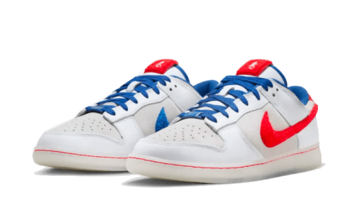 Alternative view of Nike Dunk Low Retro PRM Year of the Rabbit White Crimson