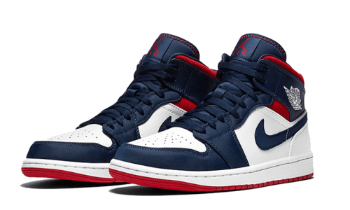 Alternative view of Air Jordan 1 Mid SE USA