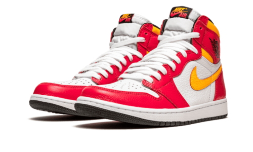 Alternative view of Air Jordan 1 Retro High OG Light Fusion Red