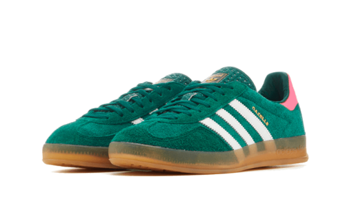 Alternative view of Adidas Gazelle Indoor Collegiate Green Lucid Pink