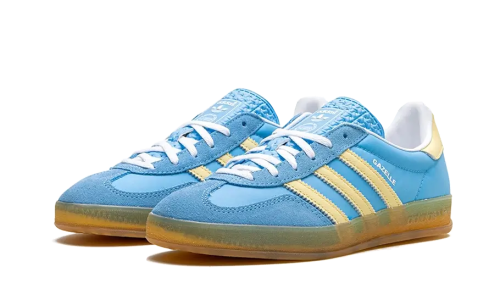 Alternative view of Adidas Gazelle Indoor Semi Blue Burst Almost Yellow