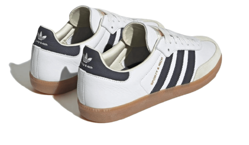 Alternative view of Adidas Samba OG Sporty & Rich White Black