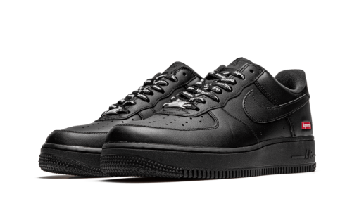 Alternative view of Nike Air Force 1 Low Black Supreme