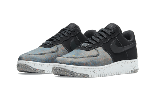Alternative view of Nike Air Force 1 Low Crater Foam Black Photon Dust
