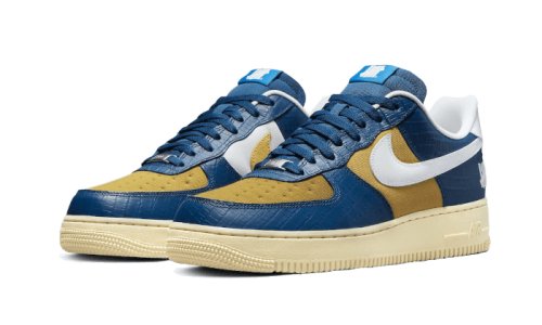 Alternative view of Nike Air Force 1 Low SP Undefeated 5 On It Blue Yellow Croc