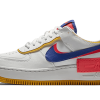Nike Air Force 1 Shadow White Flash Crimson Astronomy Blue