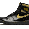 Air Jordan 1 High Black Metallic Gold