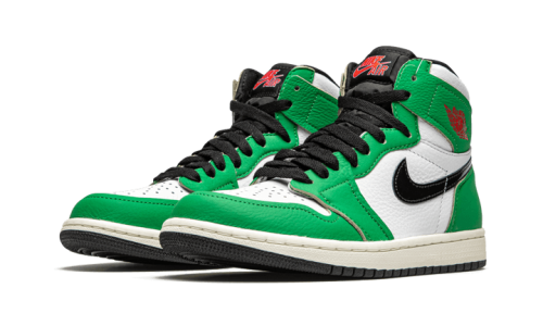 Alternative view of Air Jordan 1 High Lucky Green