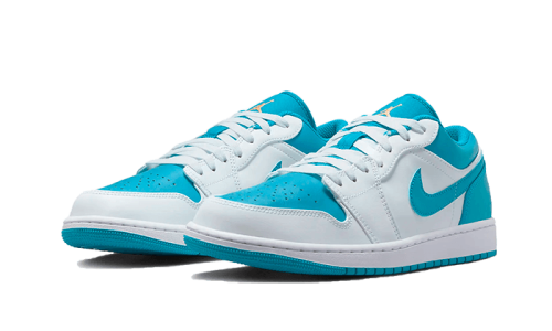 Alternative view of Air Jordan 1 Low Aquatone