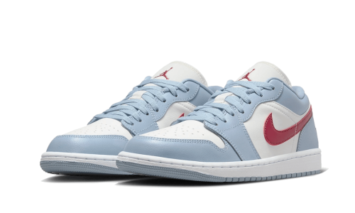 Alternative view of Air Jordan 1 Low Blue Whisper