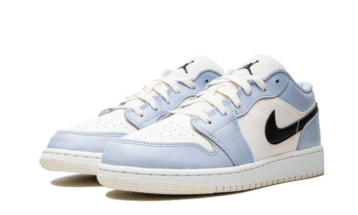 Air Jordan 1 Low Ice Blue Black - Image 2