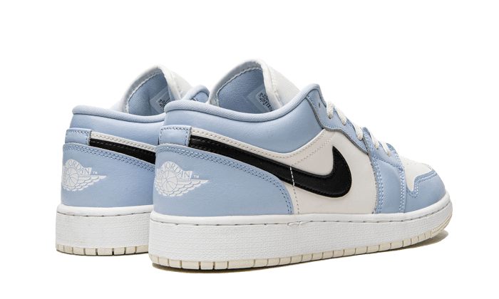 Air Jordan 1 Low Ice Blue Black - Image 3