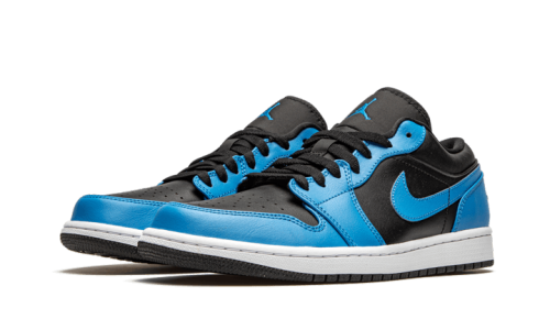 Alternative view of Air Jordan 1 Low Laser Blue Black