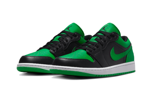 Alternative view of Air Jordan 1 Low Lucky Green