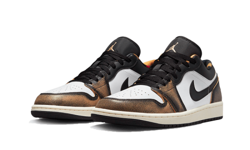 Alternative view of Air Jordan 1 Low SE Orange Wear-Away