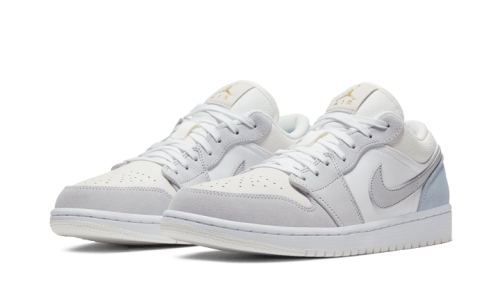 Alternative view of Air Jordan 1 Low Sky Grey Paris