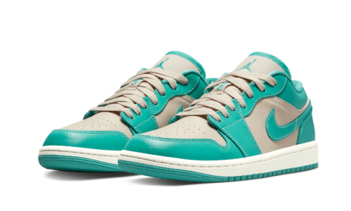 Alternative view of Air Jordan 1 Low Tropical Teal