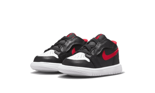 Alternative view of Air Jordan 1 Low White Toe Bébé (TD)