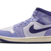 Air Jordan 1 Mid Purple Chenille