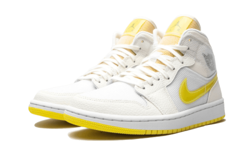 Alternative view of Air Jordan 1 Mid SE Voltage Yellow