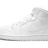 Air Jordan 1 Mid Triple White (2022)