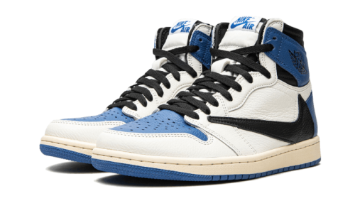 Alternative view of Air Jordan 1 Retro High OG SP Travis Scott Fragment Military Blue