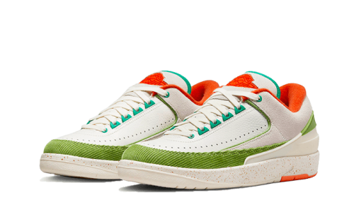 Alternative view of Air Jordan 2 Low SP Titan Safety Orange
