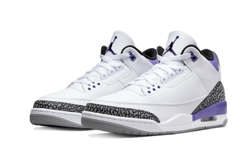 Alternative view of Air Jordan 3 Dark Iris