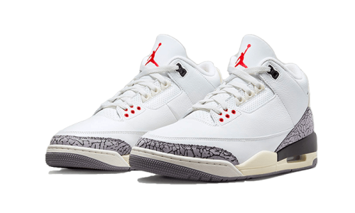 Alternative view of Air Jordan 3 Retro White Cement Reimagined